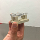 BELLA accelerates electrons in a plasma held in this block